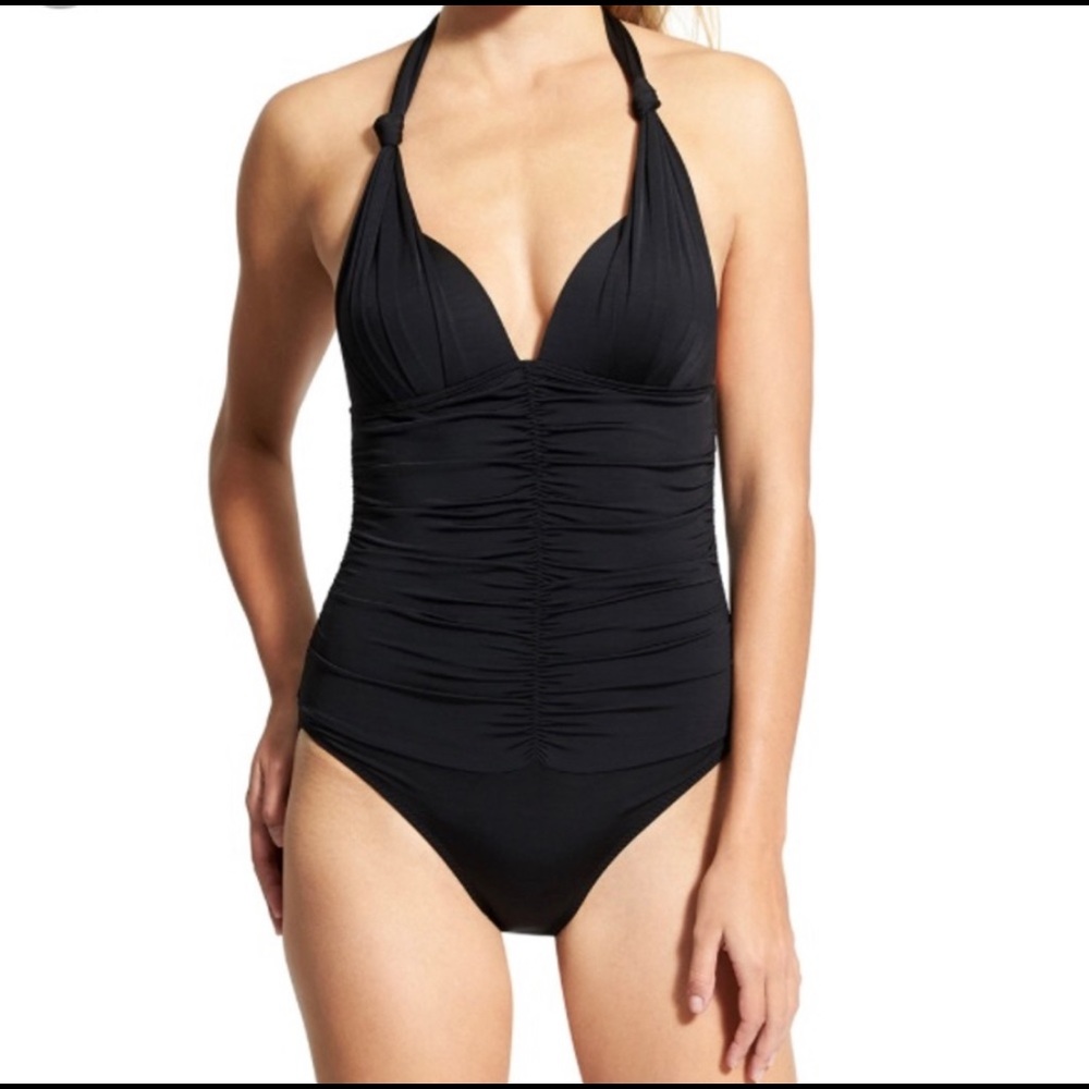 NWT Athleta Aqualuxe Halter One Piece - Size M
